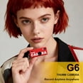 thumbnail image 4 of Red 1080P High-Definition Mini Digital Camera Thumb Backpack Buckle Camera, Retro Compact Mini Pocket-Sized Camera, Suitable for Travel, Concerts, and Study Recording, 4 of 6