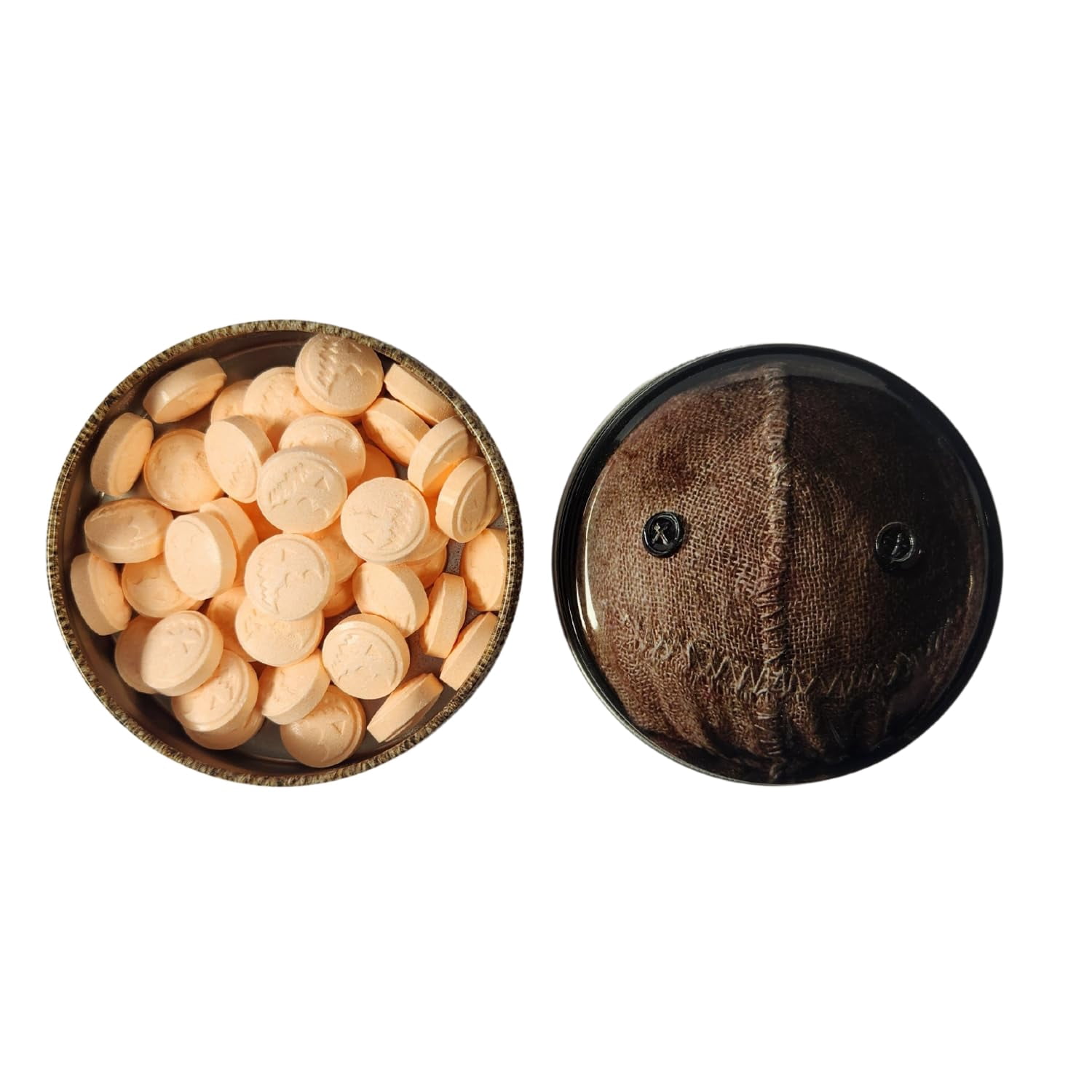 Halloween Trick 'r Treat Sam Sour Candy Tin - 12 Count Display Box