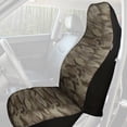 thumbnail image 2 of Coverking Universal Printed Seat Cover, Ultra Suede Traditional Camo Sand Tan, 2 of 6