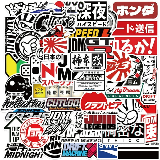 Pegatinas Harajuku Graffiti Japanese Street Style 50 unidades