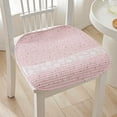 thumbnail image 4 of Btomtd Four Seasons Office Seat Cushion No Slip Pure Thin Chair Pads for Dining Chair and Computer Seat Washable Chair Cushion - 17.71x17.71 inch, Pink, 4 of 6