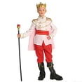 thumbnail image 2 of LIIPEE Boys King Costumes Kids Cute Tops Pants Waistband And Headwear Dress Up Clothes 4 Piece,3-5 Years, 2 of 7