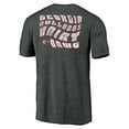thumbnail image 3 of Men's Charcoal Georgia Bulldogs Wavy Logo Tri-Blend T-Shirt, 3 of 3