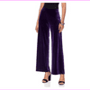 N Natori Solid Velvet Pant,Deep Purple,Size Medium, NEW