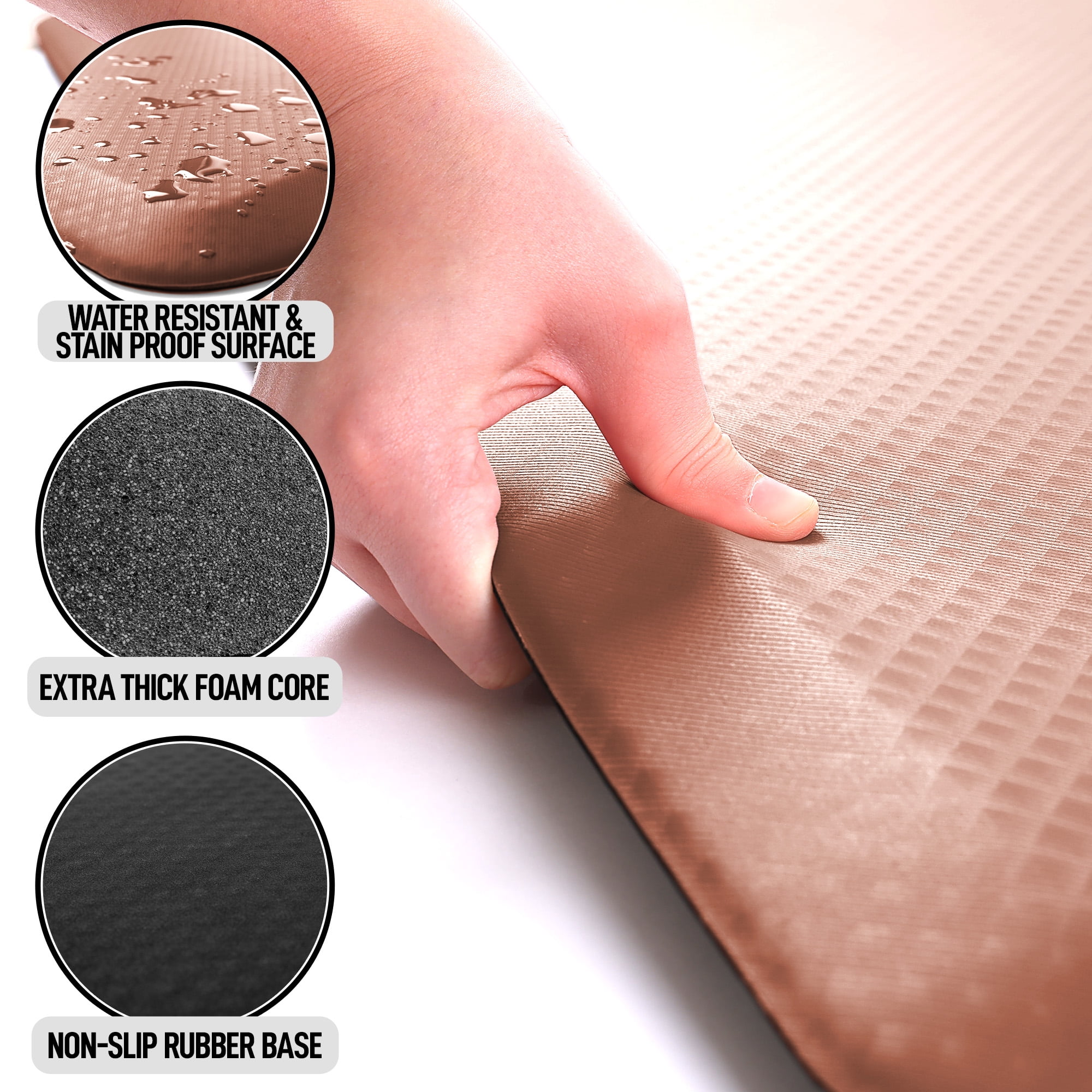Buy Wholesale China Softness Rubber Foam Anti-fatigue Kitchen Floor Mat  ,standing Comfort Bedroom Rubber Soft Floor Mat & Floor Mat at USD 8