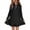 Black, variant on Posijego Girls Swim Cover-Up Kids Girls Long Sleeve Half Zipper Hoodie Swimsuit Cover-Up Little Girls Swimwear