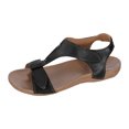 thumbnail image 2 of Sandalias de tacón plano para mujer de verano, zapatos informales para mujer Wmkox8yii nm6638, 2 of 3