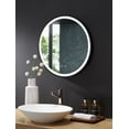 thumbnail image 6 of CIRQUE 30 in. Round LED Black Framed Mirror with Defogger and Dimmer, 6 of 6