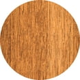 thumbnail image 1 of Ahgly Company Indoor Round Oriental Orange Modern Area Rugs, 6' Round, 1 of 4