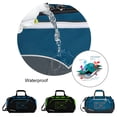 thumbnail image 2 of Minnieouse Bolsa de gimnasio de gran capacidad para hombres y mujeres, bolsos de hombro de viaje, bolso para exteriores, pegatina autoadhesiva ajustable, Bolsas de mensajero y de hombro Verde negro Minnieouse AP011940-02, 2 of 6