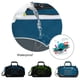 thumbnail image 3 of Qarigey Bolsa de gimnasio de gran capacidad, bolsas de viaje para Fitness, bolso de mano para exteriores con cremallera, pegatina autoadhesiva, bolsa de Bolsas de mensajero y de hombro Azul blanco Qarigey AP011940-03, 3 of 6