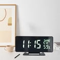 thumbnail image 4 of NARABB Digital Electronic Clock LED Display Electronic Clock Stereo Digital Display Snooze Alarm Clock 12/24H Switching Temperature Display Plug In Version, 4 of 6