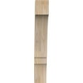 thumbnail image 2 of Ekena Millwork 4"W x 14"D x 26"H Balboa Rough Sawn Knee Brace, Douglas Fir, 2 of 13
