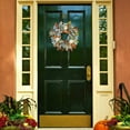 thumbnail image 4 of Utoimkio Thanksgiving Wreath for Front Door Fall Wreath Fall Decorative Wreath for Thanksgiving Decorations Indoor Outdoor Farmhouse Party Supplies, 4 of 7