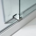thumbnail image 4 of WOODBRIDGE Frameless Sliding Bathtub Door, 56"-60" Width, 62" Height, 3/8" (10 mm) Clear Tempered Glass, Chrome Finish, Designed for Smooth Door Closing and Opening. MBTDC6062-C, 4 of 7