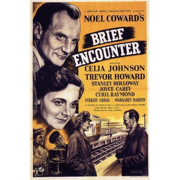 Pop Culture Graphics MOVII7419 Brief Encounter Movie Poster, 11 x 17