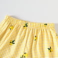 thumbnail image 7 of Xyant Toddler Baby Summer Clothes for Girls 3 6 12 18 24 Months 2T 3T 4T 5T Girls Outfits Short Sleeve Letter T-Shirt Tops + Shorts Outfits Sets (Yellow,12-18 Months), 7 of 7
