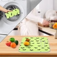 thumbnail image 6 of Bat Pattern Drying Dish Mat Quick Drying Absorbent Soft Durable for Kitchen 18" x 24", 6 of 10