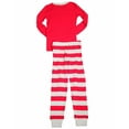thumbnail image 2 of Sara's Prints Baby Girls Long Sleeve Striped Pajamas Cozy Holiday Charm, 2 of 4