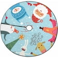 thumbnail image 1 of FMSHPON Christmas Roundelay Xmas Christmas Tree Skirt Stand Mat for Holiday Party Decoration Indoor Outdoor 48 inches, 1 of 3
