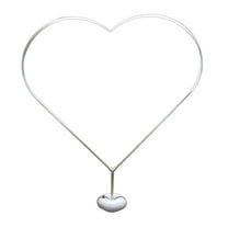 FRCOLOR Heart Shaped Balloon Arch Kit with Flexible PVC Poles and Water Fillable Base for White
