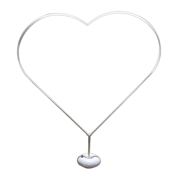 1Set Balloon Arch Kit Heart Shaped Balloon Arch Stands with Water Fillable Base