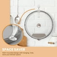 thumbnail image 5 of Gracenal 10-Inch Microwave Food Cover, Clear Splatter Guard with Integrated Handle, White Kitchen Accessory, 5 of 8