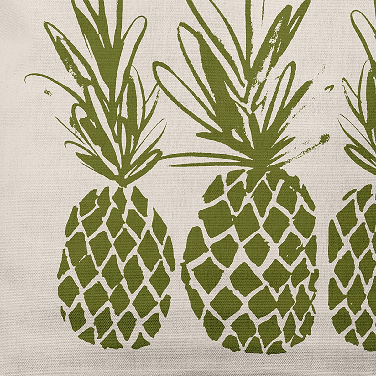 Simply Daisy 16" x 16" Pineapples Decorative Throw Pillow, Olive