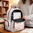 thumbnail image 5 of Xoenoiee Deer Swan Butterfly Flower Print Kids Backpack 17 Inch Lightweight School Bag for Girls, Multi-Pocket Travel Laptop Backpack Bookbag with Front Pocket for Elementary Middle School, 5 of 7