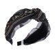 thumbnail image 2 of Jumpingount Diademas para el cabello con lazo, diadema con nudo torcido, diadema bordada con cuentas brillantes, turbante ancho ajustable, accesorios para Accesorio para el cabello Cuenta beige Jumpingount AP010012-05B, 2 of 6