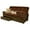 Saddle Brown, variant on Bowery Hill Queen-size Wood Storage Futon-Java Brown Mattress