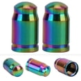 thumbnail image 3 of Alloy Valve , 2 Pcs Valve  Strengthen Air Tightness  For Road Bicycles America Valve Colorful, 3 of 8