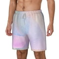 thumbnail image 2 of Gaeub Rainbow Mens Swim Trunks Stretch Beach Shorts Quick Dry for Men Swim Shorts Swimwear with Pockets- Large, 2 of 9