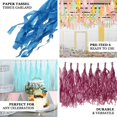 thumbnail image 4 of Efavormart 12 PCS Pre-Tied Paper Fringe Tassel Garland, Paper Tinsel Curtains for Wedding Birthday Party Dance Banquet Event Decoration - Apple Green, 4 of 11