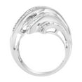thumbnail image 3 of 10K White Gold 3/4ct TDW Round and Baguette cut Diamond Channel Ring (H-I,SI2-I1), 3 of 8