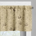 thumbnail image 3 of Ambesonne Vintage Valance Pack of 2, Marine Fantasy Map Design, 54"X12", Beige and Dark Cocoa, 3 of 5
