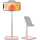 thumbnail image 1 of Soporte para teléfono móvil, soporte de mesa ajustable para teléfono móvil, soporte para tableta de aluminio con ángulo de altura ajustable compatible con teléfono inteligente, 1 of 8