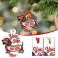 thumbnail image 2 of MOQIN Dachshund Dog Hanging Ornaments - Funny Dog Acrylic Xmas Tree Hang Decorations, Dachshund Decor Dog Figurines Gifts for Spring Party Supplies Xmas Tree Decorations, 2 of 9