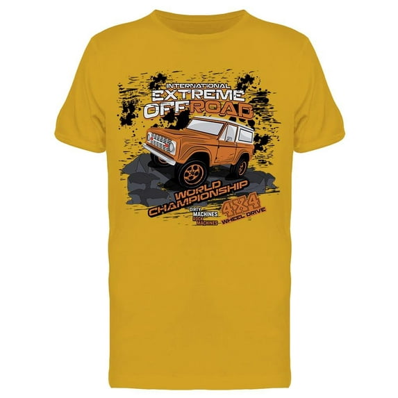 Extreme Off Road. Sticker T-Shirt Men -Image by Shutterstock, Male 3X-Large