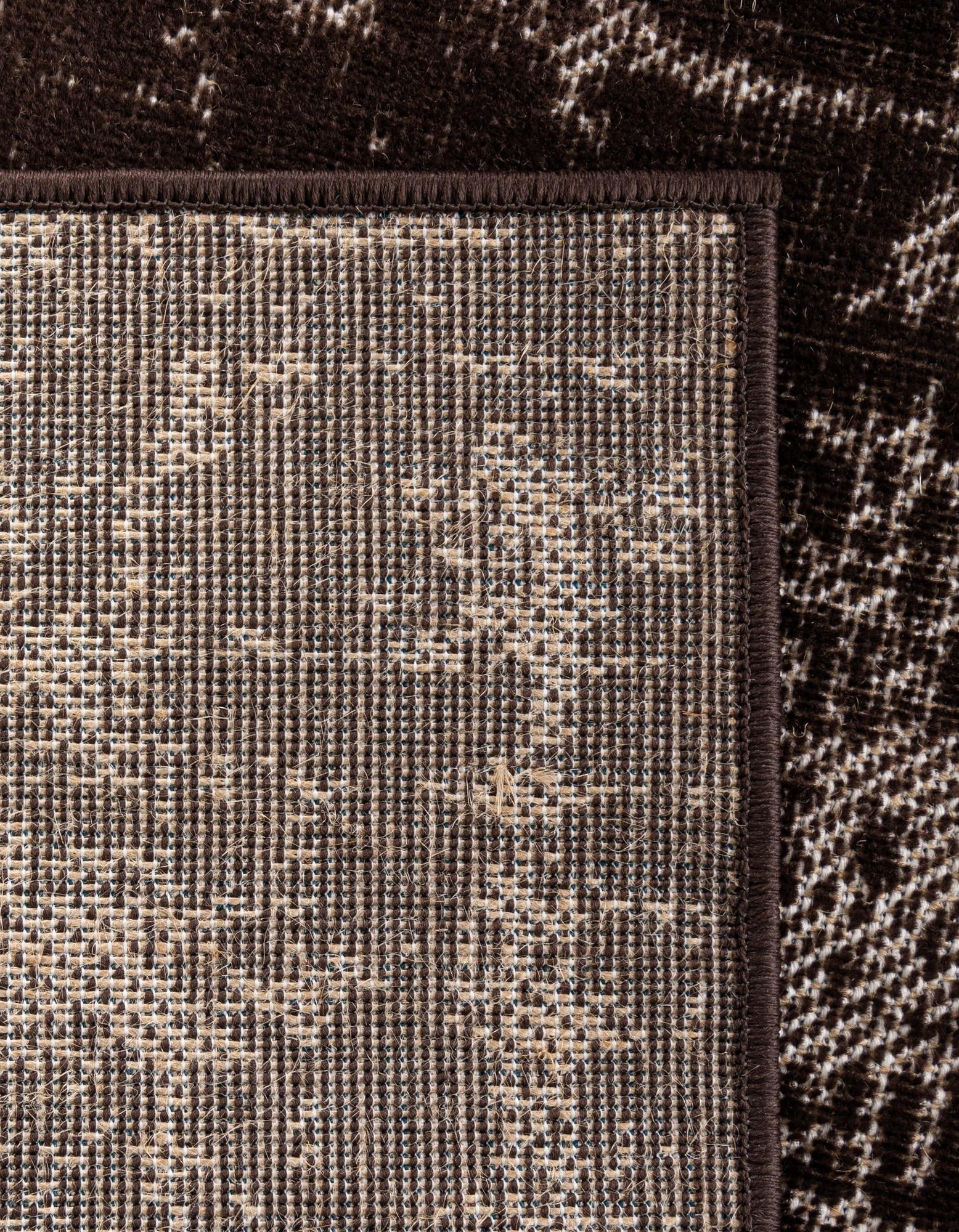 Unique Loom Valencia Collection Area Rug - Seville (2' 7" x 10' Runner Charcoal/Ivory)