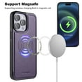 thumbnail image 6 of for iPhone 13 Pro Max Case Wallet with Card Holder for Women Men Compatible with Magsafe Wallet Detachable Magnetic 2 in 1 Stand Credit Card Slots PU Leather Shockproof Phone case-Off, Purple, 6 of 11