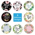 thumbnail image 2 of 500pcs/roll Thank You Stickers Round Self-adhesive Stickers With Various Patterns Holiday Gift Decoration Stickers, 2 of 6
