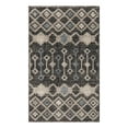 thumbnail image 3 of Unique Loom Eco Trellis Collection Area Rug - Native (2' x 3' Rectangle Charcoal Gray/Light Blue), 3 of 7