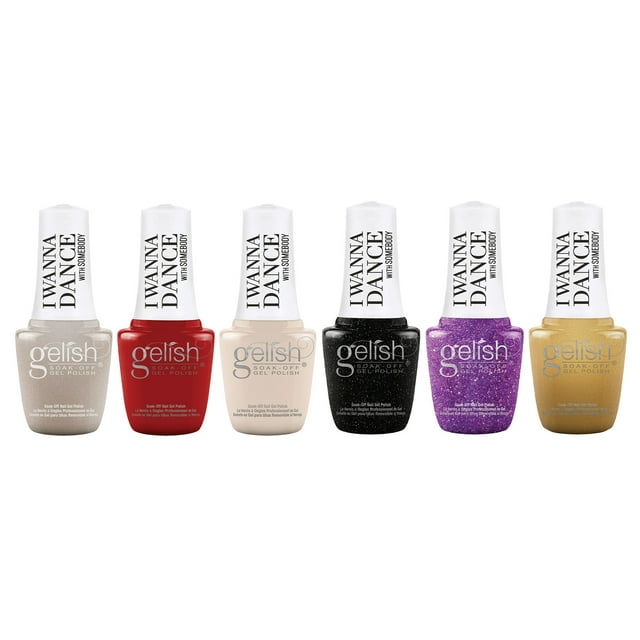 Gelish Winter I Wanna Dance With Somebody 9mL Soak Off Gel Polish, 6 Pack
