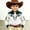 Dark Green, variant on Boys 3D Western Cowboy Shirt Classic Rodeo Frontier Theme Printed Long Sleeve Button Down Collared Casual Blouse for Kids Ages 4-13
