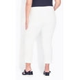 thumbnail image 2 of Avenue Women's Plus Size Super Stretch Crop Pants - White, 2 of 4