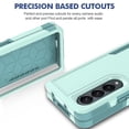 thumbnail image 2 of Galaxy Z Fold 4 Case, Allytech Military Grade Protective Anit-Scratch Shockproof Drop Proof Bumper Defender Back Cover Case for Samsung Galaxy Z Fold 4 5G - Mint, 2 of 5
