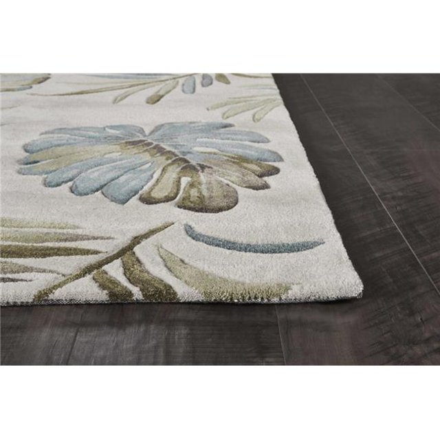 HomeRoots 349754 Tapis en Polyester Ivoire 5 x 7 Pi. 6 Po.