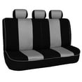 thumbnail image 3 of FH Group Edgy Piping Padded Car Seat Covers Fit For Car Truck SUV Van - Full Set, 3 of 5