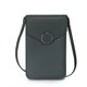 thumbnail image 1 of Bolsos de teléfono táctil para mujeres DGS Mini de cuero cruzado hombro monedero cartera ranuras para tarjetas de crédito transparente monedero de teléfono pequeño bolso de mujer retro estudiante hebi, 1 of 2